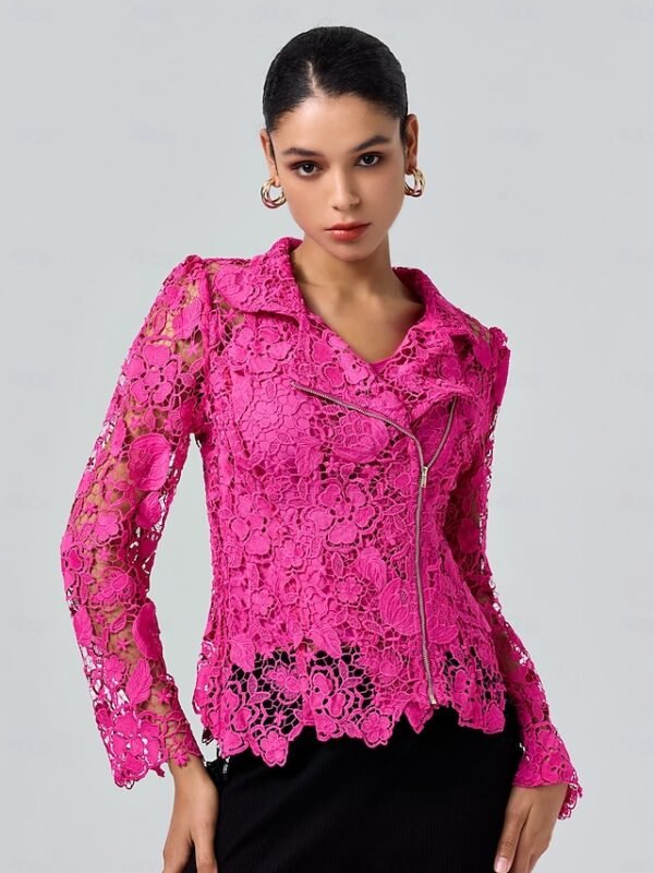 Lace Short Lightweight Jacket Ador Rose Red 2025 $49.00 XS S M L XL 2XL 3XL 4XL